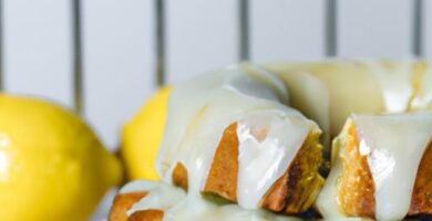 Bizcocho de limon con glaseado de limon Thermomix