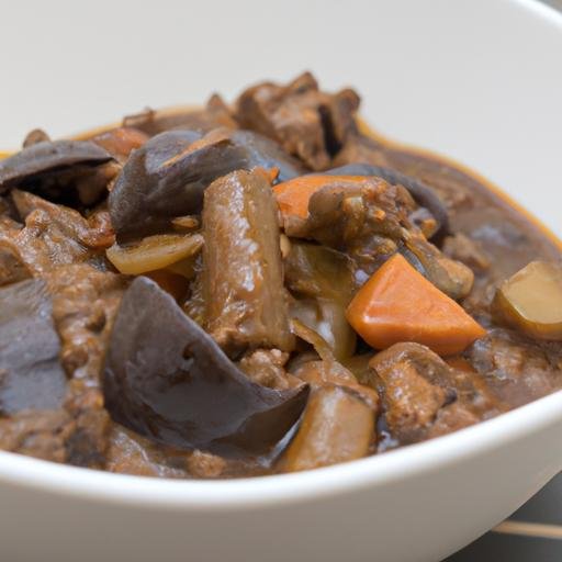 Carne guisada con setas en olla express Thermomix