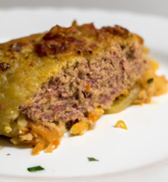 Rollo de carne picada al horno con salsa Thermomix