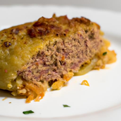 Rollo de carne picada al horno con salsa Thermomix