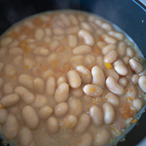 Alubias blancas con chorizo en olla express Thermomix