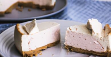 Tarta de queso mascarpone sin horno con cuajada Thermomix