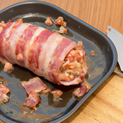Rollo de carne picada envuelto en bacon Thermomix