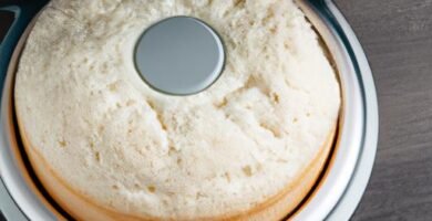 Bizcocho de nata en freidora de aire Thermomix