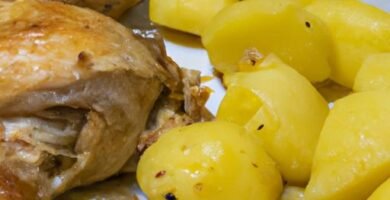 Muslitos de pollo con patatas al horno Thermomix