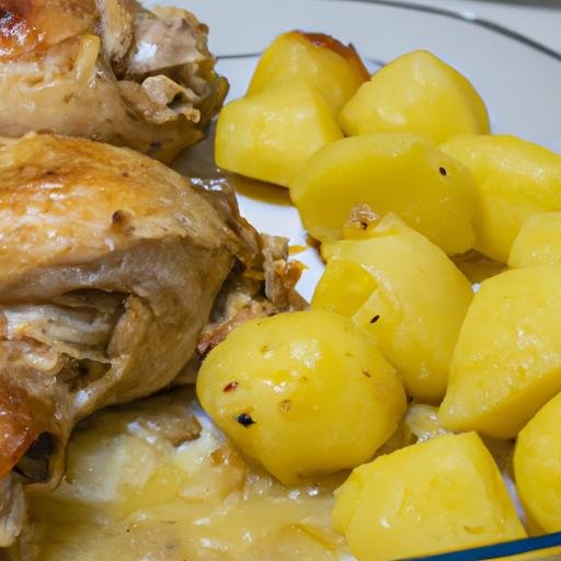 Muslitos de pollo con patatas al horno Thermomix