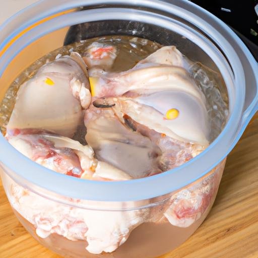 Cómo cocer muslos de pollo en agua Thermomix