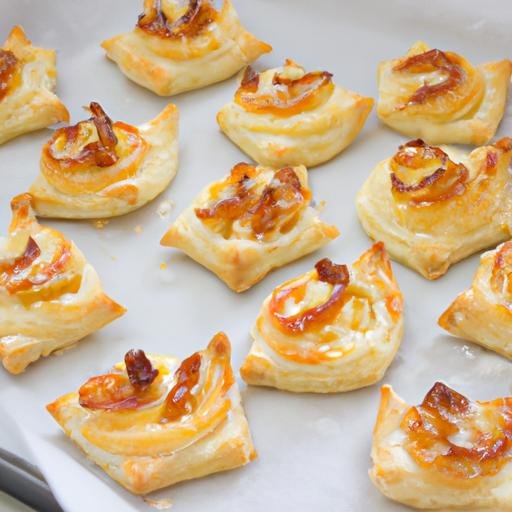 Canapes de hojaldre faciles y rapidos para navidad Thermomix