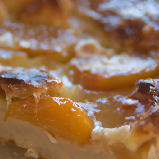 Tarta de melocotón en almíbar y leche condensada Thermomix