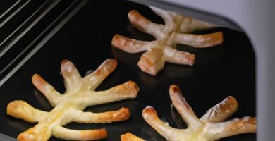 Palmeras de hojaldre en freidora de aire Thermomix