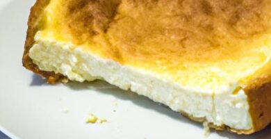 Tarta de queso al horno con yogur griego Thermomix