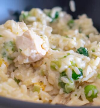 Arroz cremoso de pollo y verduras thermomix Thermomix