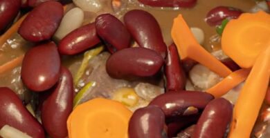 Alubias rojas con verduras en olla rapida Thermomix