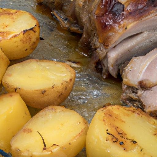 Carne de cerdo al horno con patatas Thermomix