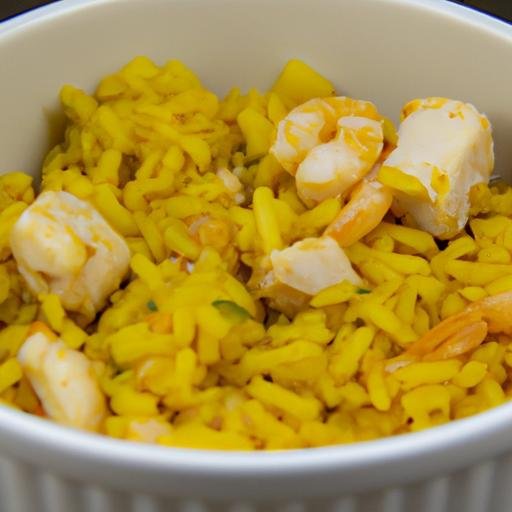 Arroz meloso con pollo calamares y gambas Thermomix