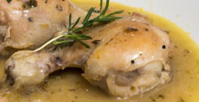 Muslos de pollo guisados con vino blanco Thermomix