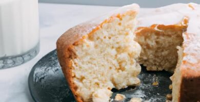 Bizcocho con leche en vez de yogur Thermomix
