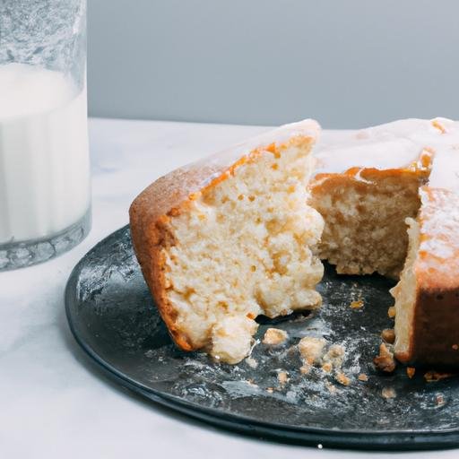 Bizcocho con leche en vez de yogur Thermomix