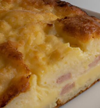 Pastel de jamon y queso al horno Thermomix