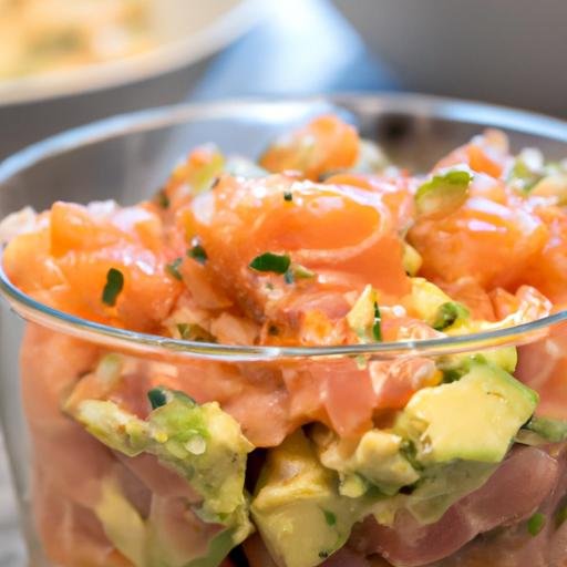 Tartar de salmón y aguacate hermanos torres Thermomix