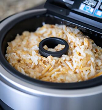 Arroz con pollo en freidora de aire Thermomix