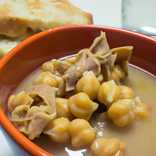 Callos a la gallega con garbanzos de bote Thermomix