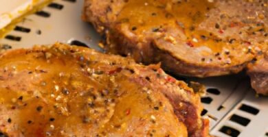 Filetes de lomo adobado en freidora de aire tiempo Thermomix