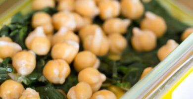 Garbanzos de bote con bacalao y espinacas Thermomix