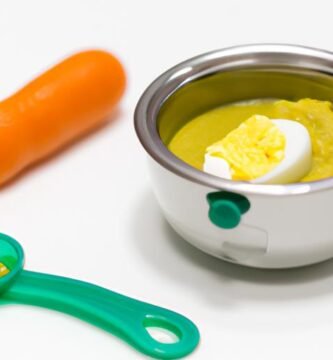 Puré de verduras con huevo para bebés Thermomix